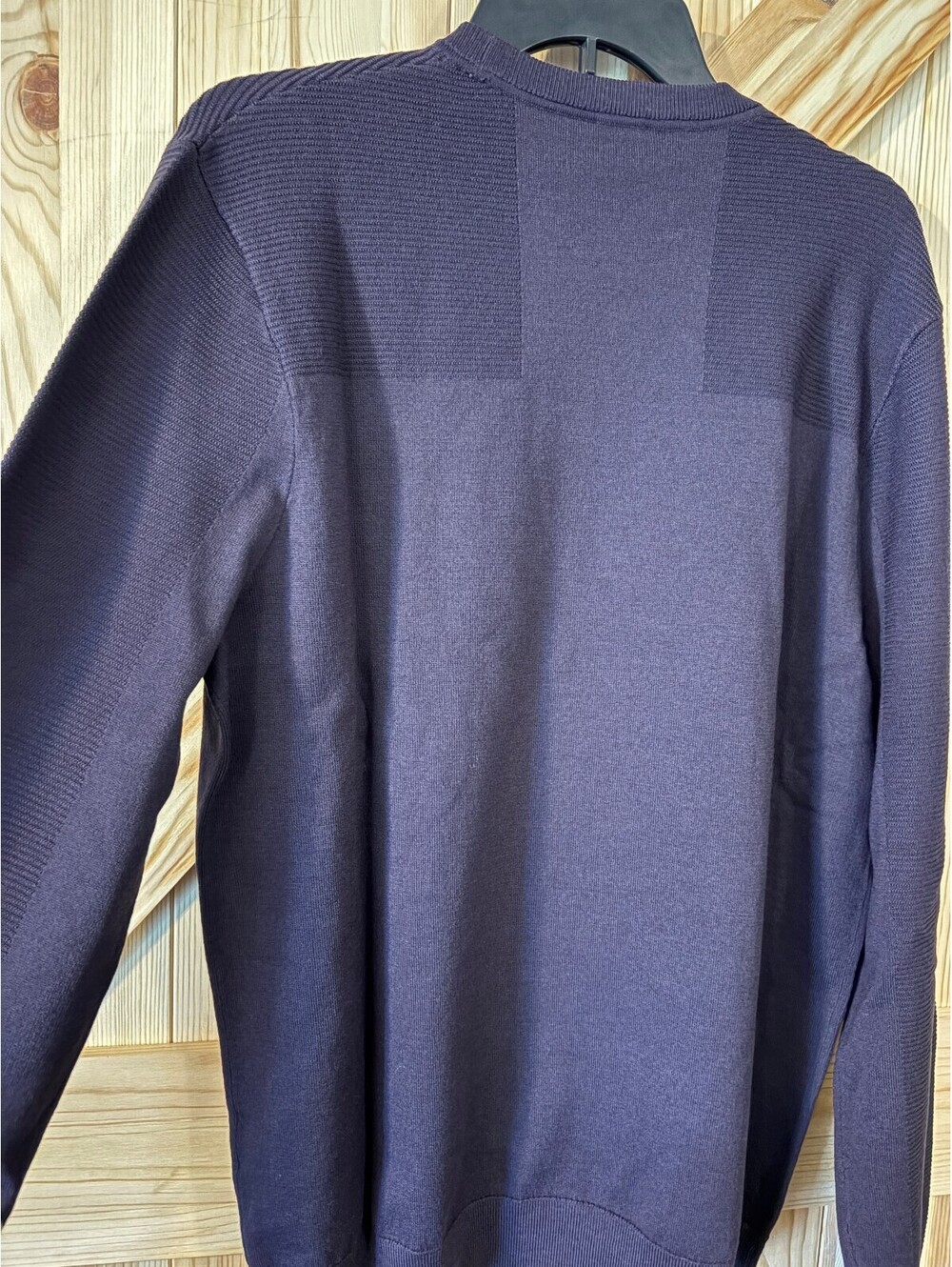 BOSS Momentum-X Dry Tech-Flex Merino Sweater, Size L, Plum, NWT - Picture 6 of 12